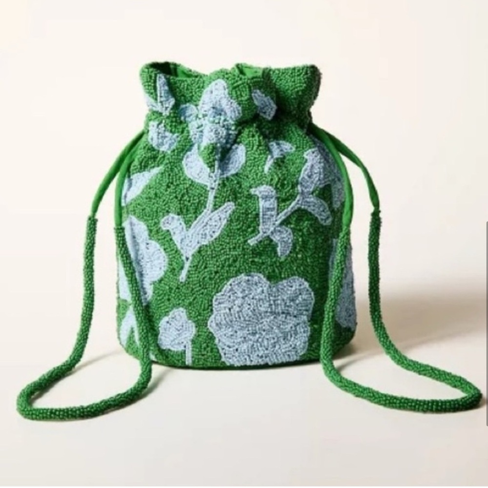 KATE SPADE x Target - Beaded Classic Rose Drawstring Bucket Bag